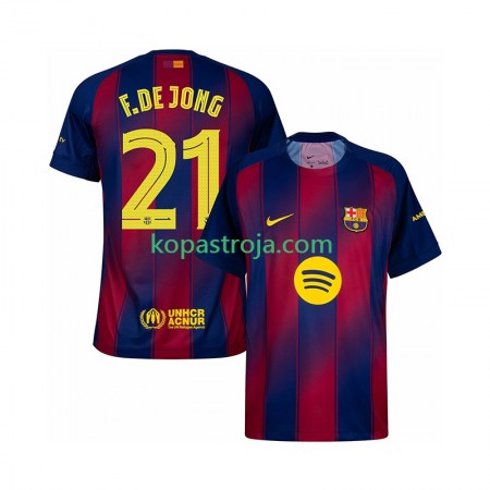 Billiga Fotbollströjor FC Barcelona Frenkie de Jong 21 Champions League Hemma tröja 2025/26 Kortärmad